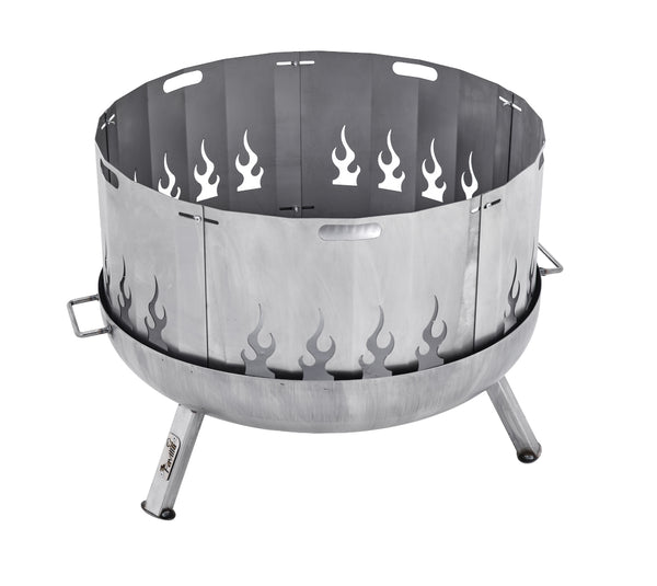 Funkenschutz Feuerschale 64 cm Flamme – Sicher & Stilvoll aus Stahl