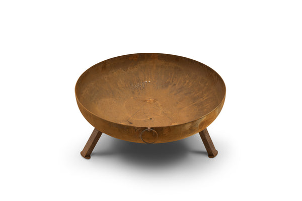 Favilla Bombe Cortenstahl Feuerschale - Robustes Feuerbecken Ø64,5 cm (15 kg) mit 3 mm Materialstärke