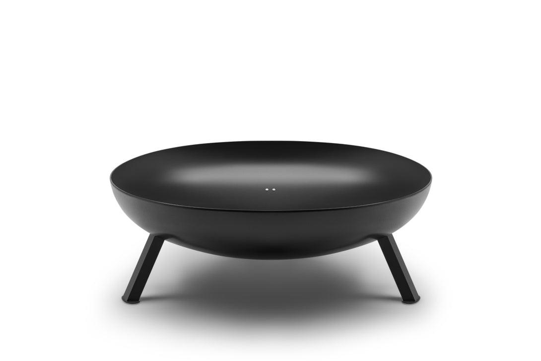 Favilla Bombe Feuerstelle - 3 mm Stahlstärke mit Herstellergarantie, rostfreie pulverbeschichtete Oberfläche