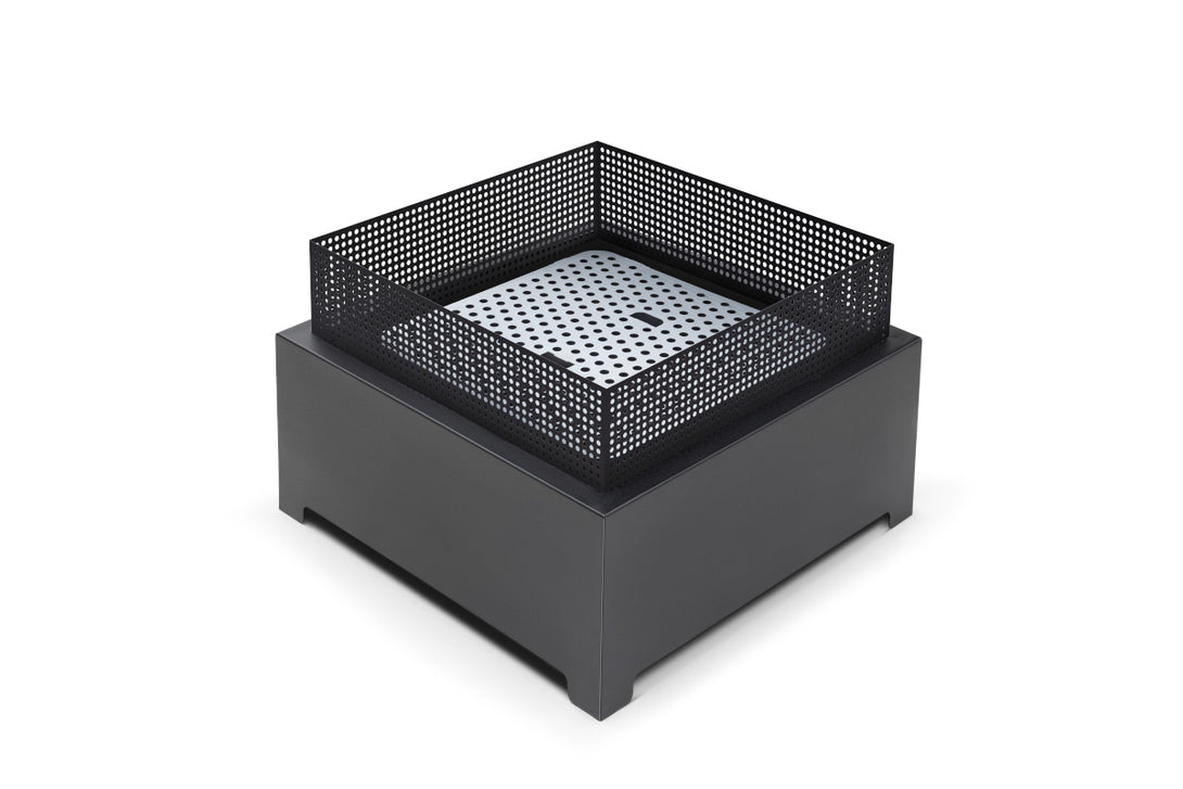 Favilla Fireplace Feuerschale schwarz - Pulverbeschichtete Oberfläche mit Garantie, robuste 55 cm Feuerstelle