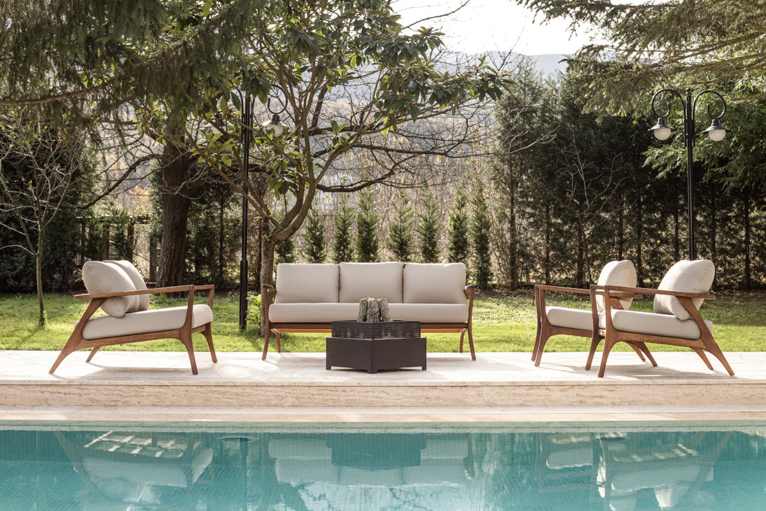 Favilla Fireplace Feuerstelle modernes Design - 16 kg schwere, pulverbeschichtete Stahl-Feuerschale für Garten & Terrasse