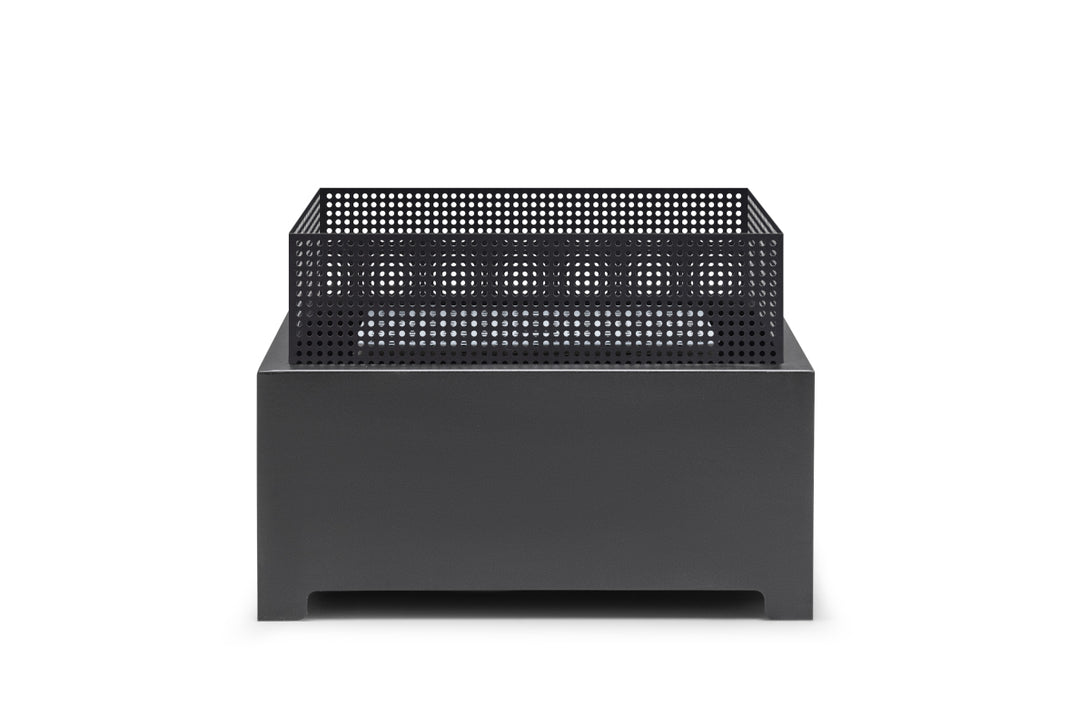 Favilla Fireplace Feuerstelle schwarz - 16 kg schwere Feuerschale mit Garantie, ideal für Balkon und Garten