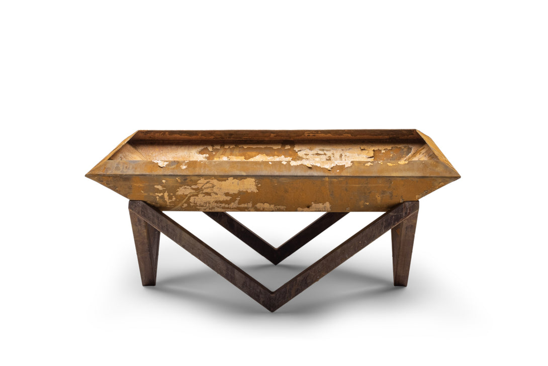 Favilla Firesheet Corten Feuerschale - Wetterfeste Feuerstelle mit Garantie und natürlicher Rostpatina