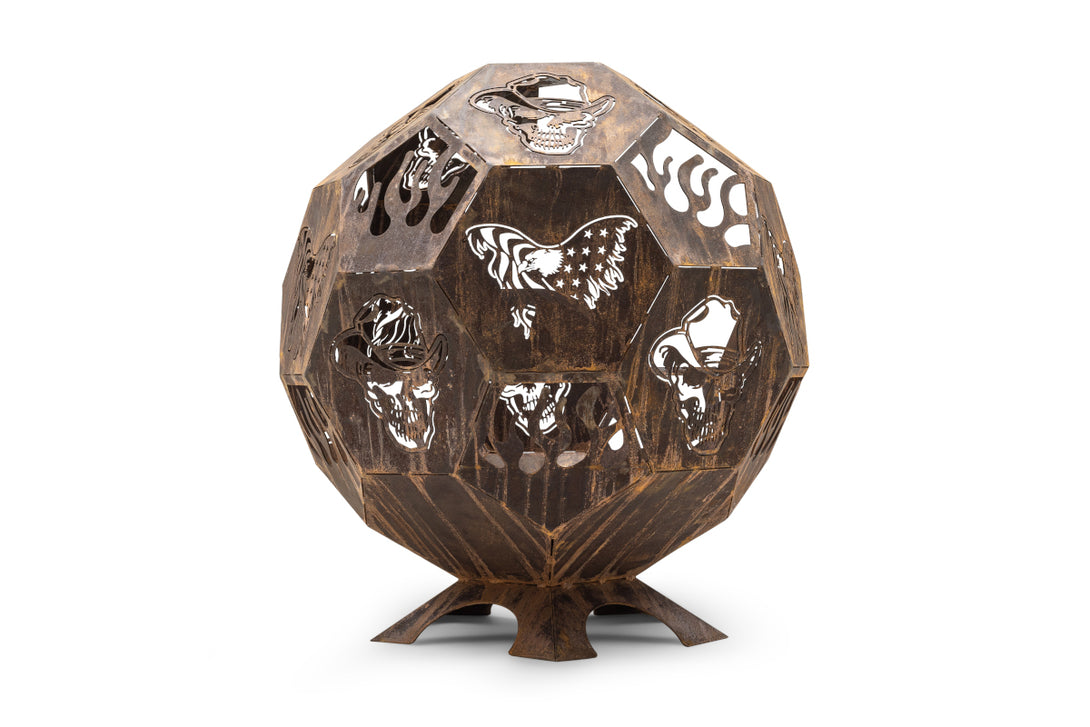 Favilla Luna Design-Feuerschale - Corten-Stahl mit 5 Jahre Garantie für langlebige Freude am Lagerfeuer