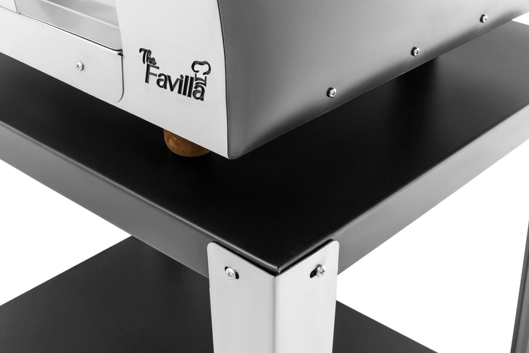 Ovenella Rolltisch aus Edelstahl – Perfekter Begleittisch für Outdoor-Küchen, stabil und witterungsbeständig